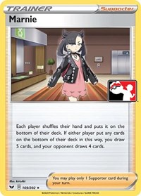 Marnie 169/202 Prize Pack Series Cards Pokémon card