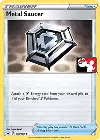 Metal Saucer 170/202 Prize Pack Series Cards Pokémon card