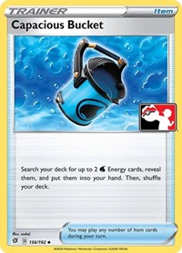 Capacious Bucket 156/192 Prize Pack Series Cards Pokémon card