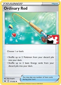 Ordinary Rod 171/202 Prize Pack Series Cards Pokémon card