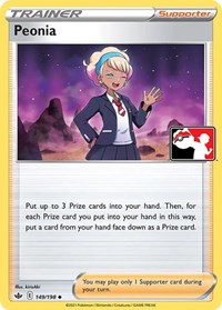 Peonia 149/198 Prize Pack Series Cards Pokémon card