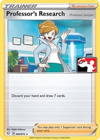 Professor's Research [Professor Juniper] 060/072 Prize Pack Series Cards Pokémon card