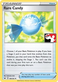 Rare Candy 180/202 Prize Pack Series Cards Pokémon card