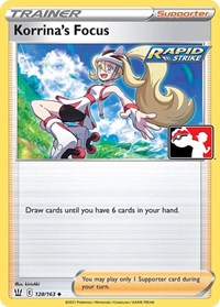 Korrina's Focus 128/163 Prize Pack Series Cards Pokémon card