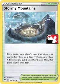 Stormy Mountains 161/203 Prize Pack Series Cards Pokémon card