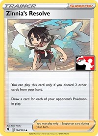 Zinnia's Resolve 164/203 Prize Pack Series Cards Pokémon card