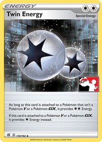 Twin Energy 174/192 Prize Pack Series Cards Pokémon card