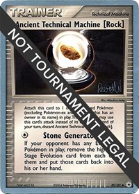Ancient Technical Machine [Rock] - 2004 (Reed Weichler) 85/101 World Championship Decks Pokémon card
