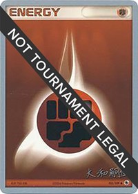 Fighting Energy - 2004 (Tsuguyoshi Yamato) 105/109 World Championship Decks Pokémon card