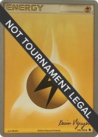 Lightning Energy - 2004 (Kevin Nguyen) 109/109 World Championship Decks Pokémon card