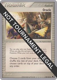 Oracle - 2004 (Chris Fulop) 138/144 World Championship Decks Pokémon card