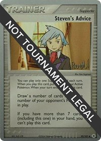 Steven's Advice - 2004 (Reed Weichler) 92/101 World Championship Decks Pokémon card