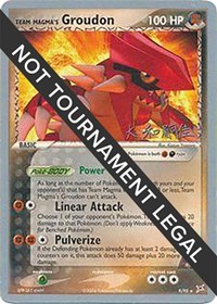 Team Magma's Groudon - 2004 (Tsuguyoshi Yamato) 9/95