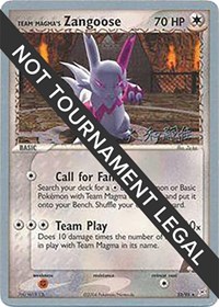 Team Magma's Zangoose - 2004 (Tsuguyoshi Yamato) 23/95