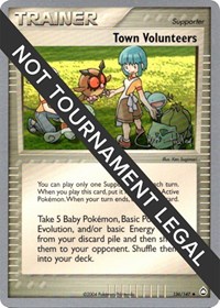 Town Volunteers - 2004 (Chris Fulop) 136/147 World Championship Decks Pokémon card
