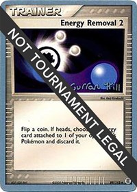 Energy Removal 2 - 2005 (Curran Hill) 89/112 World Championship Decks Pokémon card
