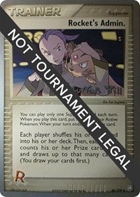Rocket's Admin. - 2005 (Curran Hill) 86/109 World Championship Decks Pokémon card