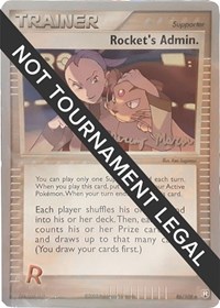 Rocket's Admin. - 2005 (Jeremy Moran) 86/109 World Championship Decks Pokémon card