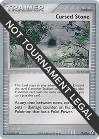 Cursed Stone - 2006 (Miska Saari) 72/92 World Championship Decks Pokémon card