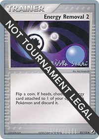 Energy Removal 2 - 2006 (Miska Saari) 82/115 World Championship Decks Pokémon card