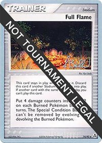Full Flame - 2006 (Jimmy Ballard) 74/92 World Championship Decks Pokémon card