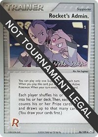 Rocket's Admin. - 2006 (Miska Saari) 86/109 World Championship Decks Pokémon card