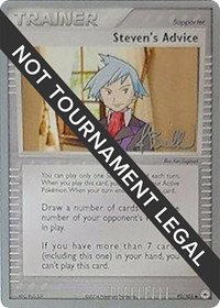 Steven's Advice - 2006 (Jimmy Ballard) 92/101 World Championship Decks Pokémon card