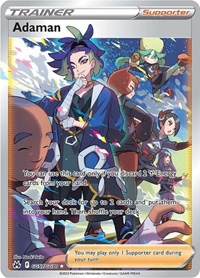 Adaman GG57/GG70 Crown Zenith: Galarian Gallery Pokémon card