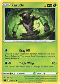 Zarude 016/159 · Reverse Holo