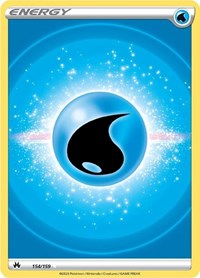 Water Energy (Texture Full Art) 154/159 Crown Zenith Pokémon card