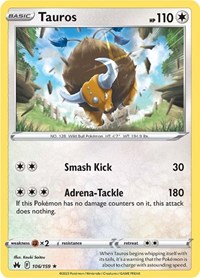 Tauros 106/159 · Reverse Holo