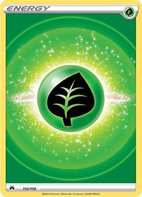 Grass Energy (Texture Full Art) 152/159 Crown Zenith Pokémon card