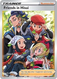 Friends in Hisui Full Art 148/159 Crown Zenith Pokémon card