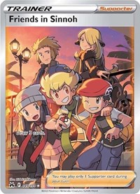 Friends in Sinnoh Full Art 149/159 Crown Zenith Pokémon card