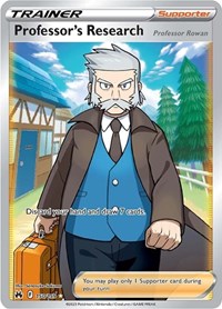 Professor's Research [Professor Rowan] Full Art 150/159 Crown Zenith Pokémon card