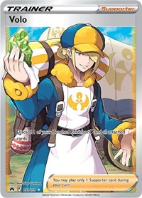 Volo Full Art 151/159 Crown Zenith Pokémon card