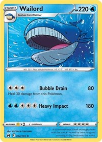 Wailord 032/159 · Reverse Holo