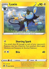 Luxio 042/159 · Reverse Holo