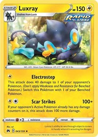 Luxray 043/159 · Reverse Holo