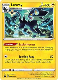 Luxray 044/159 · Reverse Holo