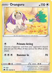 Oranguru 119/159 · Reverse Holo