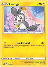 Emolga 047/159 · Reverse Holo