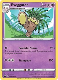Exeggutor 058/159 · Reverse Holo