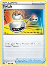 Switch 144/159 Crown Zenith Reverse Holo Pokémon card