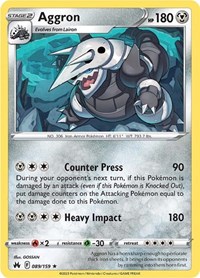 Aggron 089/159 · Reverse Holo