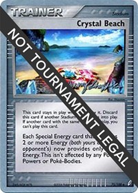 Crystal Beach - 2007 (Jeremy Scharff-Kim) 75/100 World Championship Decks Pokémon card