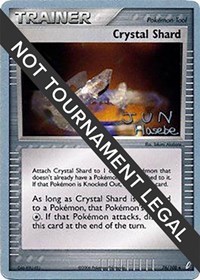 Crystal Shard - 2007 (Jun Hasebe) 76/100 World Championship Decks Pokémon card