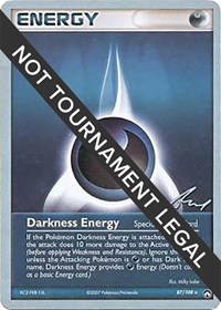 Darkness Energy - 2007 (Tom Roos) 87/108 World Championship Decks Pokémon card