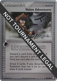 Holon Adventurer - 2007 (Jeremy Scharff-Kim) 85/110 World Championship Decks Pokémon card