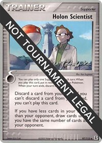 Holon Scientist - 2007 (Jeremy Scharff-Kim) 97/113 World Championship Decks Pokémon card